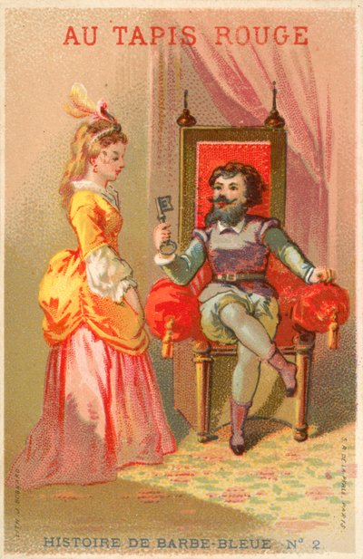 Barba Azul prohíbe a su esposa entrar en su habitación de French School